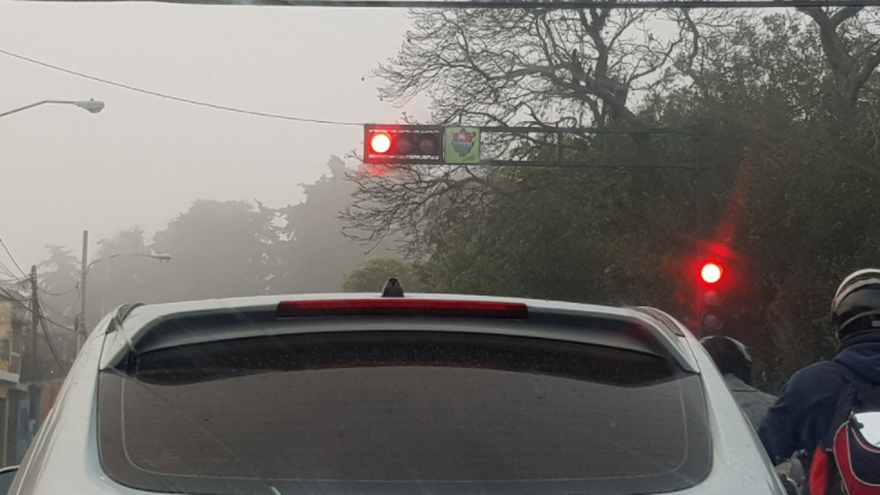 Neblina en ciudad de Guatemala