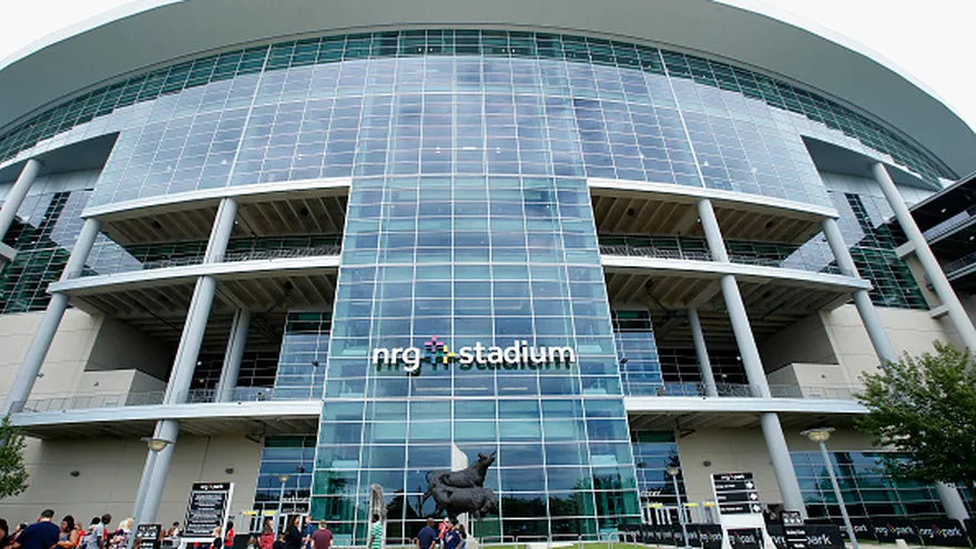 Fachada del NRG Stadium de Houston, sede del Super Bowl LI