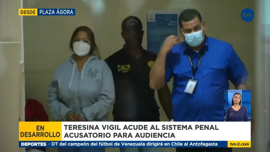 Teresina Vigil enfrenta audiencia de garantías