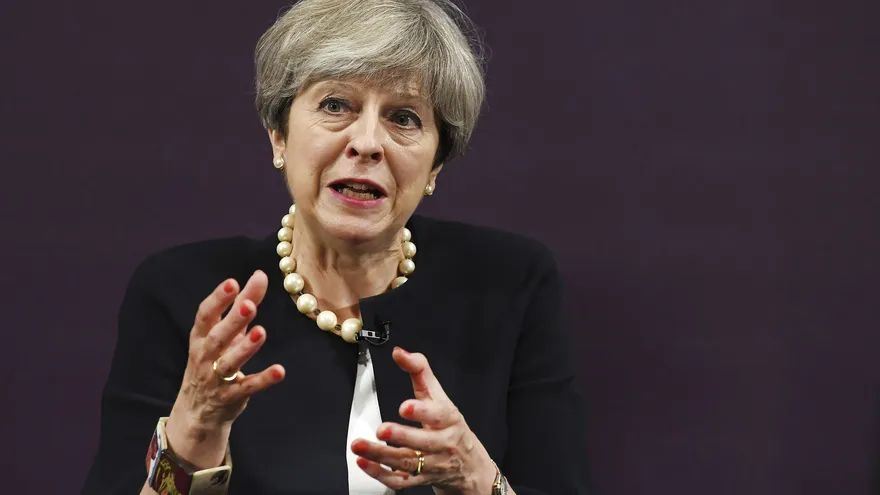 La primera ministra británica, Theresa May