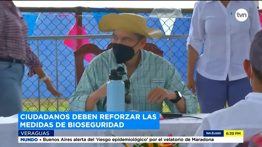 Cortizo realiza llamado a reforzar medidas de bioseguridad