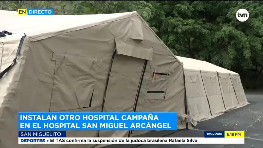 Instalan hospital campaña en San Miguelito