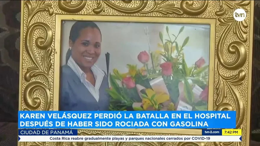 Mujer fallece en el hospital después de haber sido rociada con gasolina