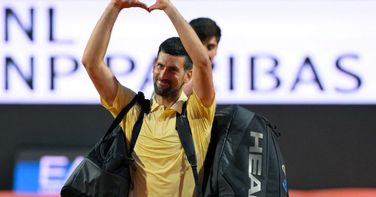 Novak Djokovic regresa con derrota en el Masters 1000 de Roma 2026