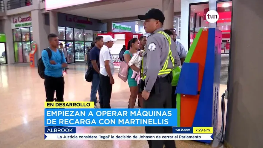 Comienzan a operar máquinas para recargar tarjetas con monedas en la terminal