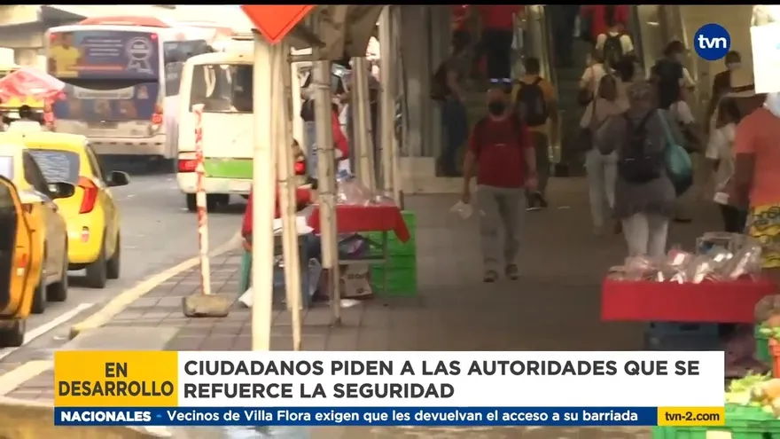 Ciudadanos piden más seguridad a las autoridades