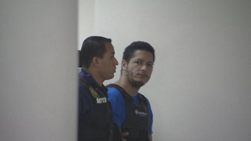 En la imagen, Gilberto Ventura Ceballos llegando a audiencia en el Sistema Penal Acusatorio (SPA).