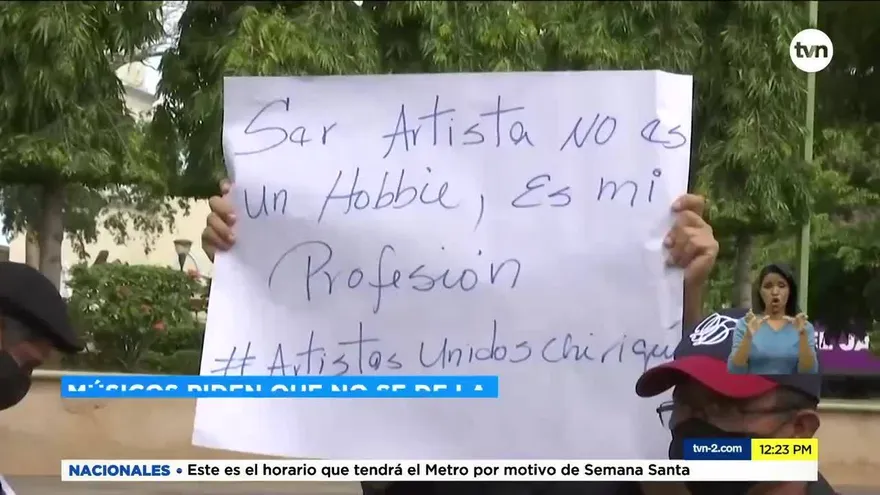 Músicos chiricanos protestan en contra de la apertura del bloque 6