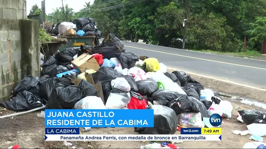 Persisten problemas de recolección de basura en Panamá Norte