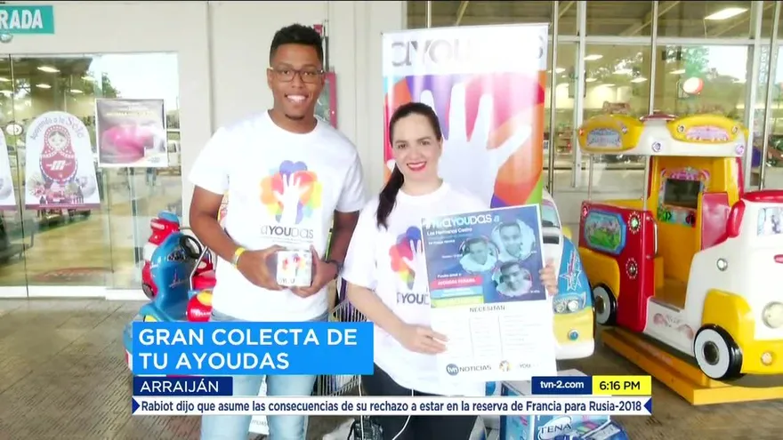 Fundación Ayoudas realiza colecta en beneficio de hermanos Castro