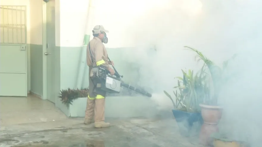 Fumigación en escuela de San Miguelito.