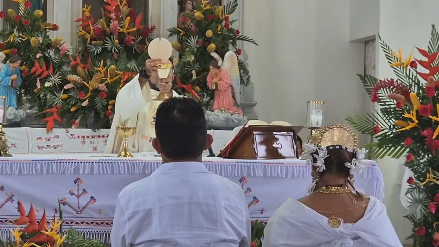 Festival Nacional del Manito | Matrimonio campesino revive una tradición real de esa celebración