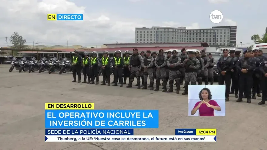 Detallan sobre operativo policial de Semana Santa