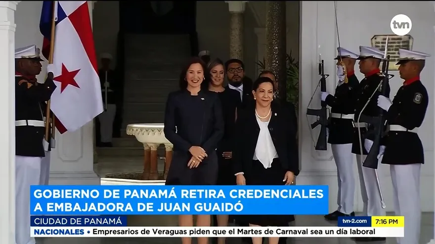 Gobierno de Panamá retira credenciales a embajadora de Juan Guaidó