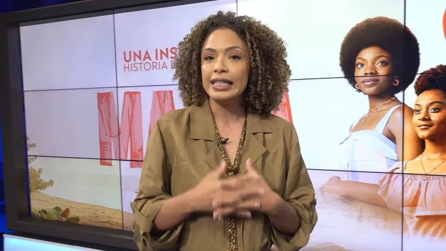 La actriz colombiana Katia Semaquaritt.