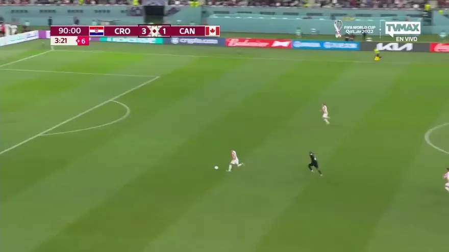 Croacia vs Canada. Cuarto gol de Croacia para sellar el triunfo ante Canadá