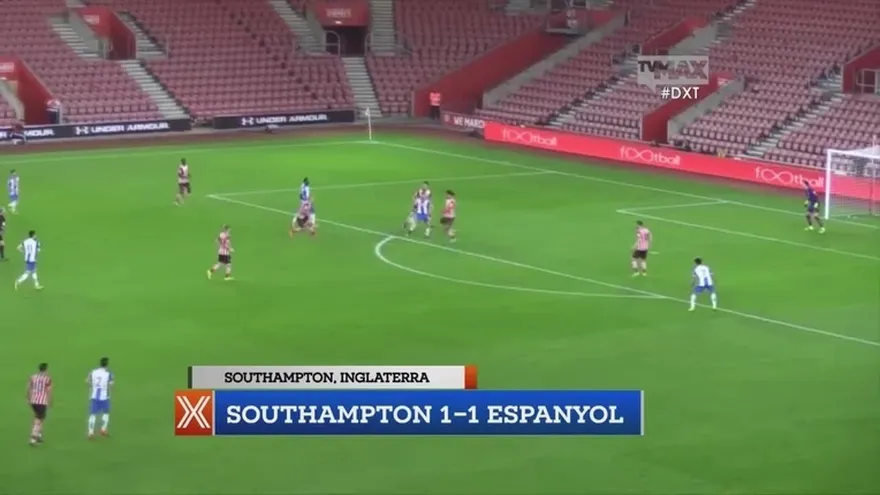 Southampton y Espanyol empataron en partido amistoso
