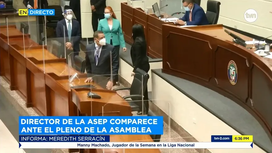 Administrador de la ASEP responde a cuestionamientos en la Asamblea Nacional
