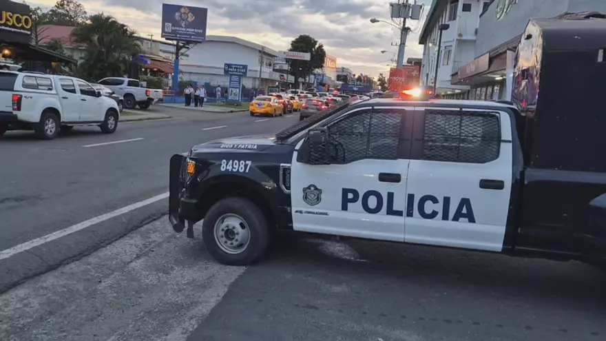 Un vehículo de la Policía Nacional.