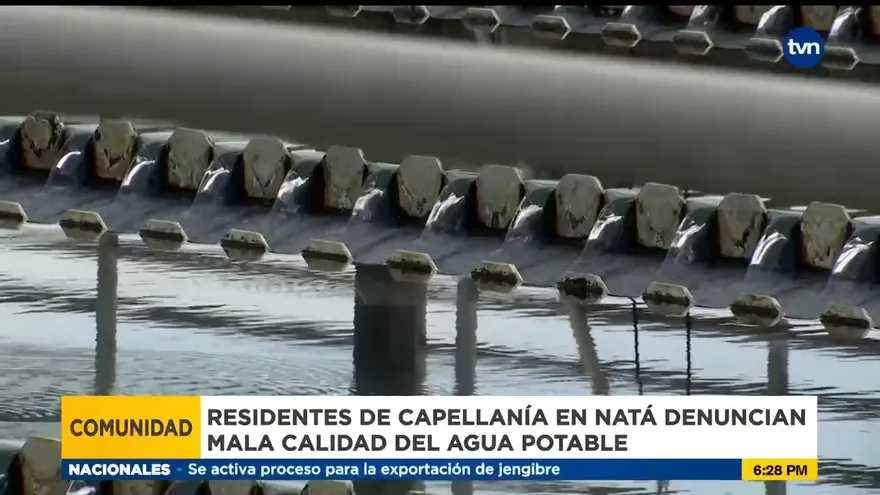 Comunidad de Capellanía en Natá denuncian mala calidad del agua potable