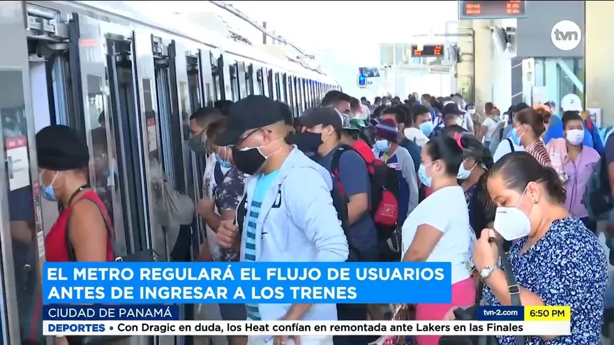 Metro regulará el flujo de usuarios antes de ingresar a los trenes
