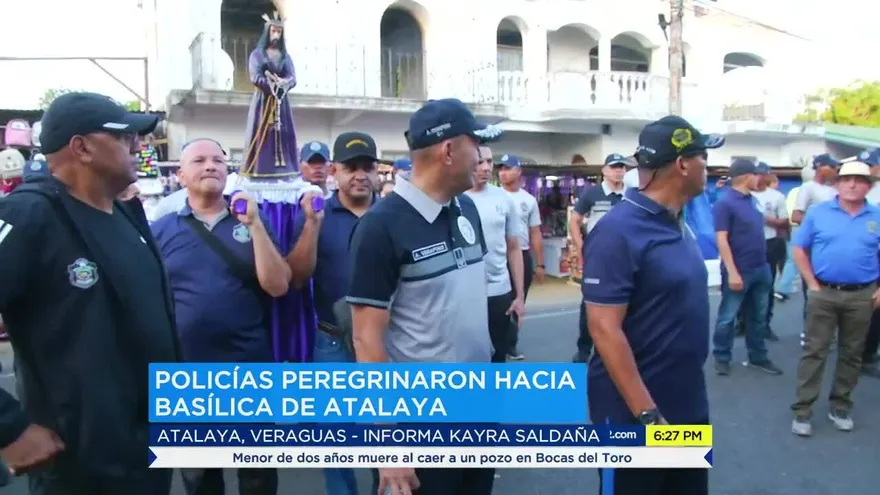 Policías peregrinaron a Atalaya