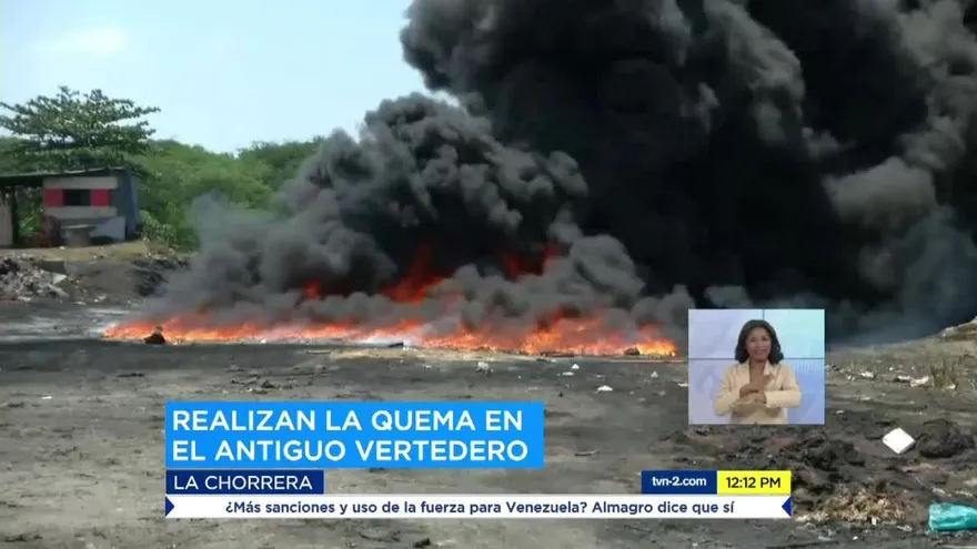 Queman gran cantidad de droga en La Chorrera