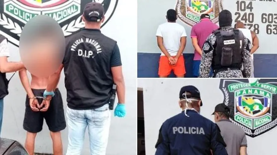 Un total de 455 personas retenidas por incumplir el toque de queda por emergencia nacional. Foto/Policía Nacional