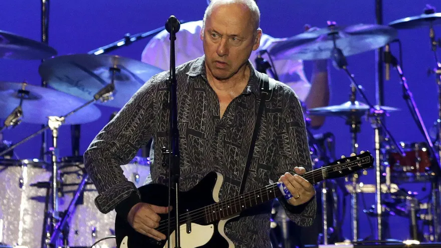 El guitarrista y cantante escocés Mark Knopfler, durante un concierto.