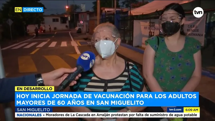 Todo listo en la escuela República de Alemania para la vacunación