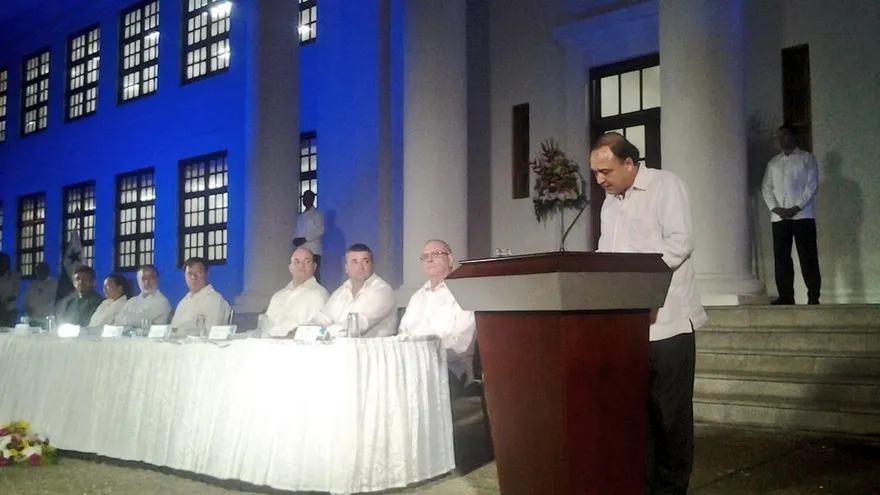Acto de inauguración de la nueve sede del Tribunal Electoral en la provincia de Colón.