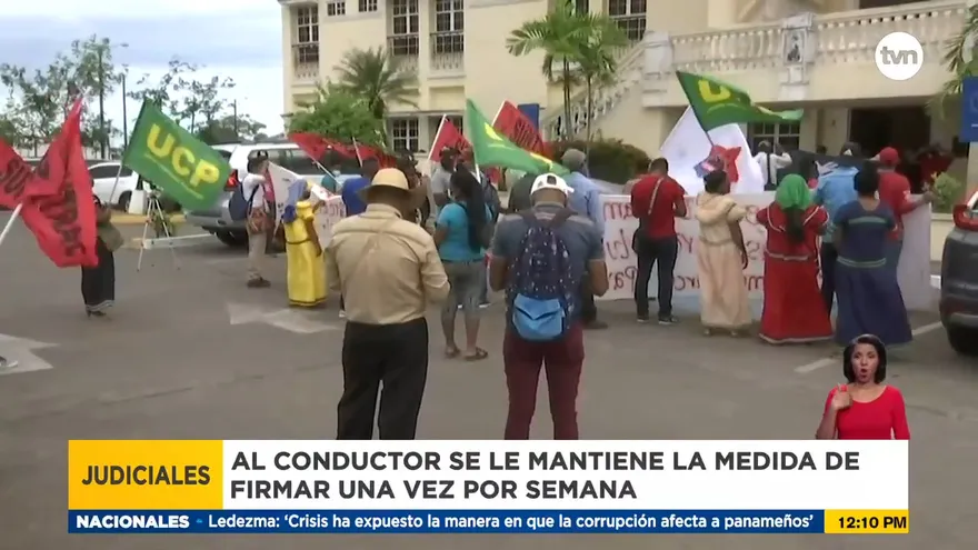 Realizan audiencia a productor que arrolló a dos indígenas en Chiriquí