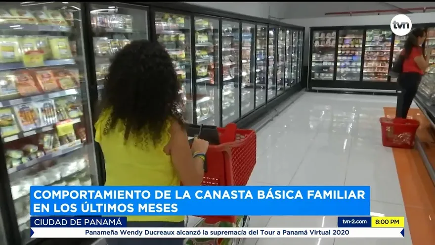 Precios de la canasta básica familiar en los últimos meses