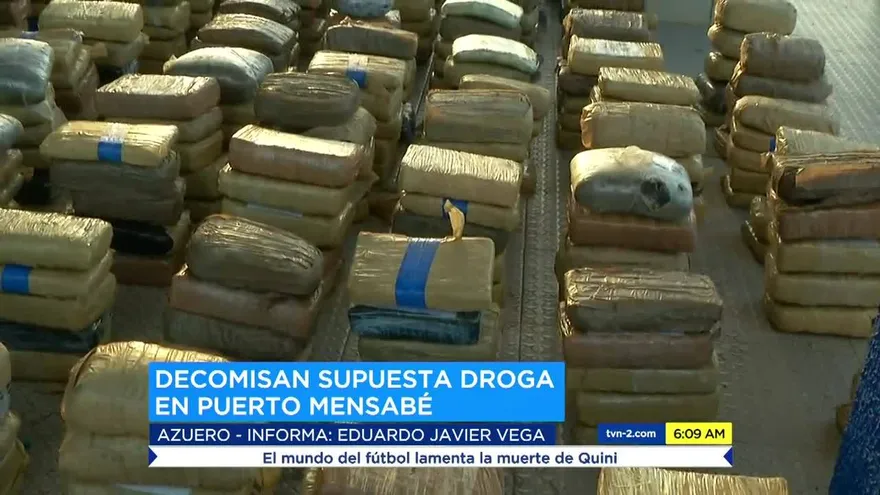 Decomisan droga en el puerto de Mensabé