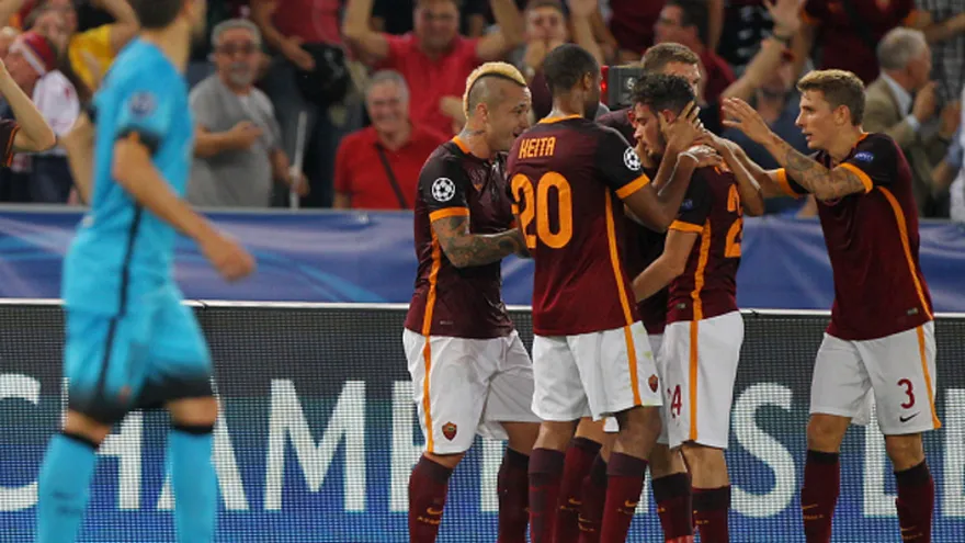 Roma y Barcelona empataron 1-1