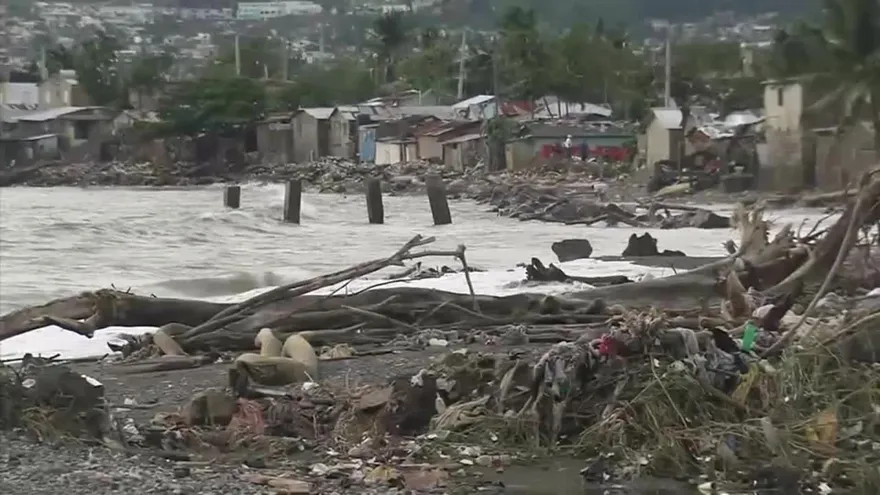 Daños materiales en República Dominicana por huracán Irma