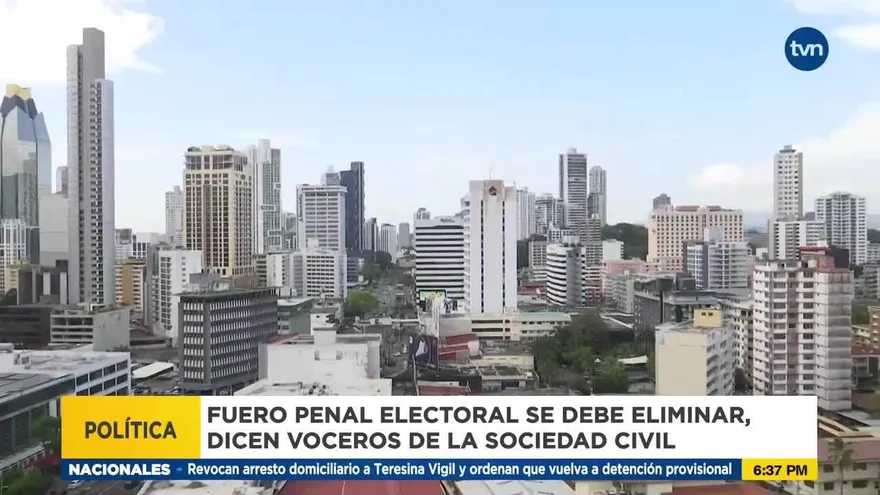 Sociedad civil pide eliminación del fuero electoral penal