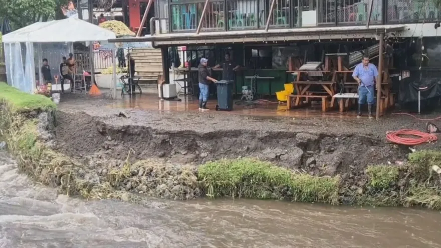 Lluvias afectaron a los residentes de Boquete.
