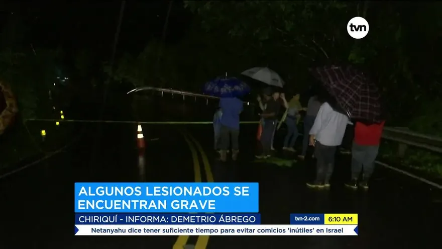 Accidente de tránsito en Chiriquí deja un muerto y 11 heridos