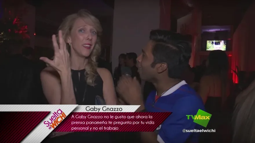 Gaby Gnazzo no tolera que la prensa le pregunte de todo