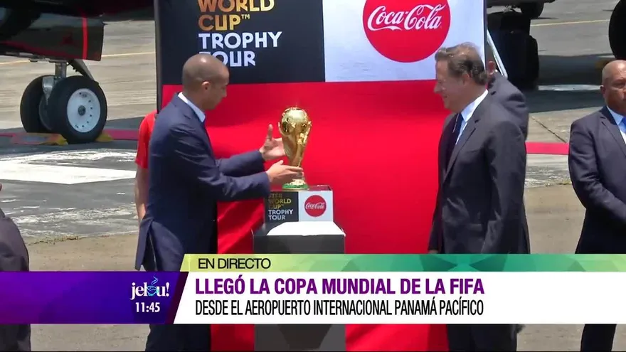 Llegada de la Copa del Mundo a Panamá