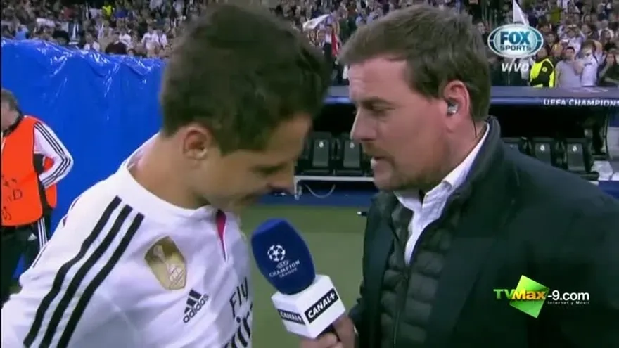 Javier "Chicharito" Hernández y su gol blanco