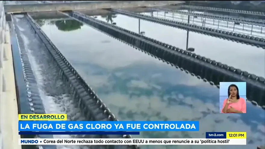 Atienden fuga de gas cloro en planta potabilizadora de Chilibre