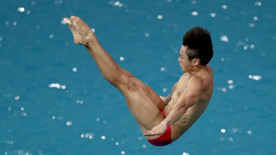 Cao se impuso con 489.10 puntos, seguido del mexicano Rommel Pacheco (469.70).