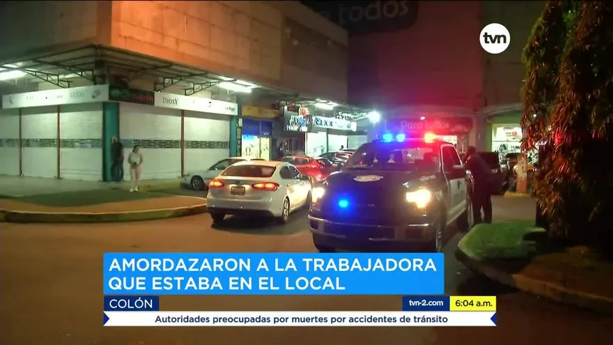 Delincuentes roban en un casino en Colón