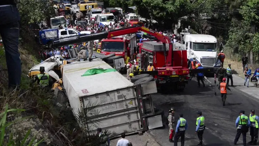 Quince muertos y 35 heridos en accidente vial en Honduras