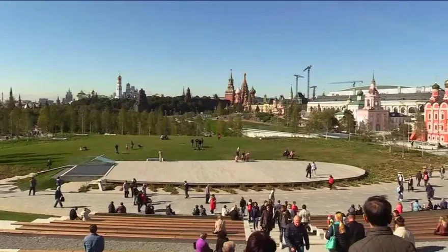 El milagro de un parque frente al Kremlin