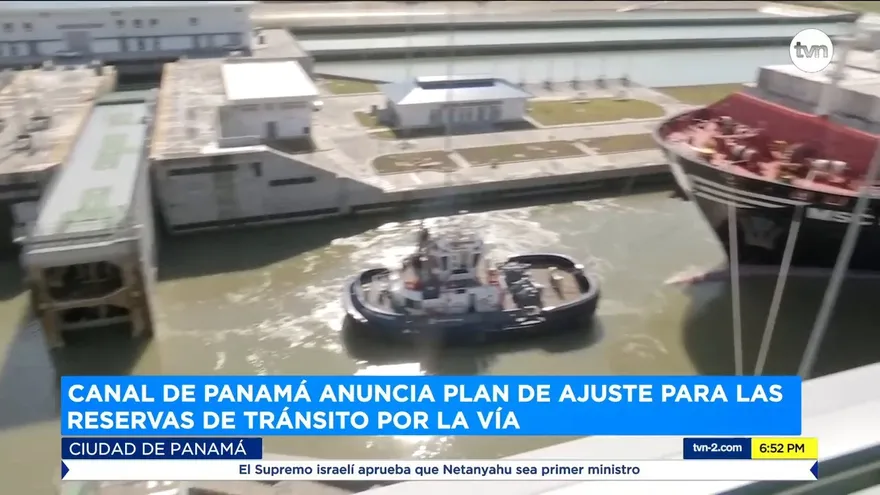 Canal de Panamá anuncia plan de ajuste para las reservas de tránsito por la vía