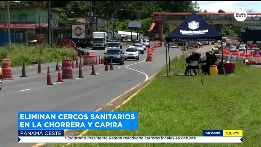 Eliminan cercos sanitarios en La Chorrera y Capira