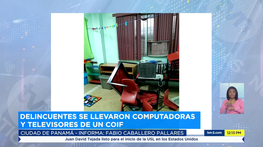 Antisociales desmantelan COIF, ubicado en Parque Lefevre